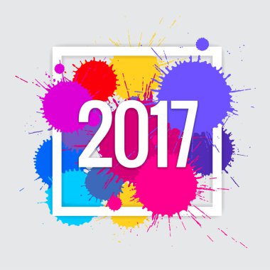 Vektör metin tasarım 2017.