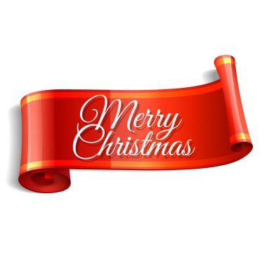 Gerçekçi kırmızı kağıt afiş kümesi.