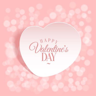 sevgi dolu bir kalp. Arka plan şablonu tebrik kartı