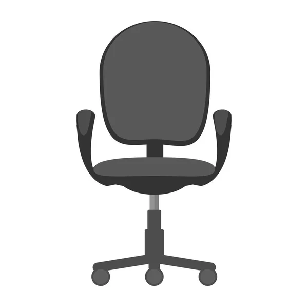 Kontor stol ikonen vektor — Stock vektor