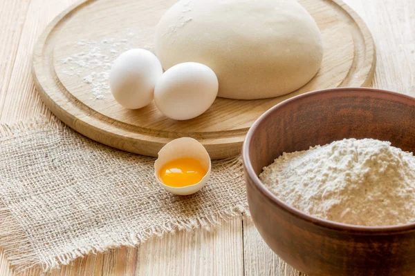 Ingredients for cooking dough, sweet baking.