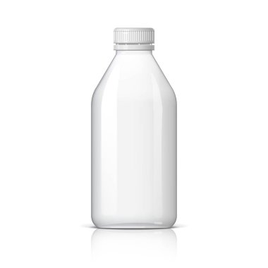 Gerçekçi plastik şişe su için.