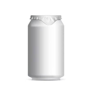 ışık ve parlak alüminyum kutular