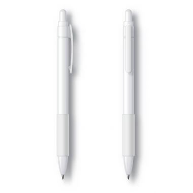 Beyaz gerçekçi kalem ayarla.