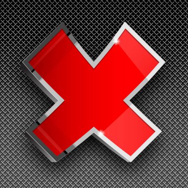 Parlak parlak kırmızı vektör afiş.