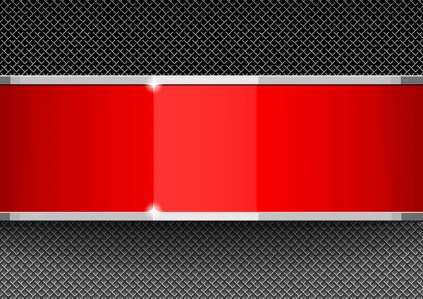 Rote und graue Designschablonen — Stockvektor