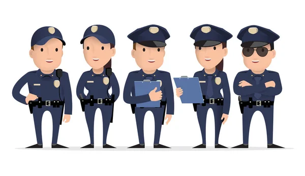 Police character. — Stock Vector