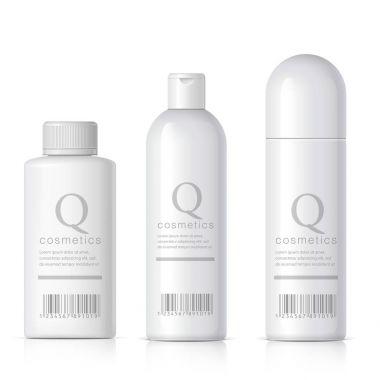 Gerçekçi kozmetik şişe püskürtme kabı olabilir.