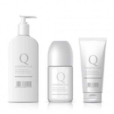 Gerçekçi kozmetik şişe püskürtme kabı olabilir.