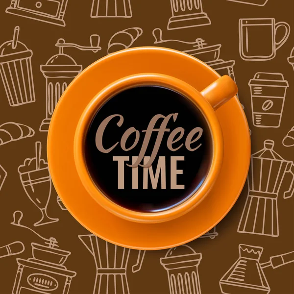 Coffee time. — Stock Vector