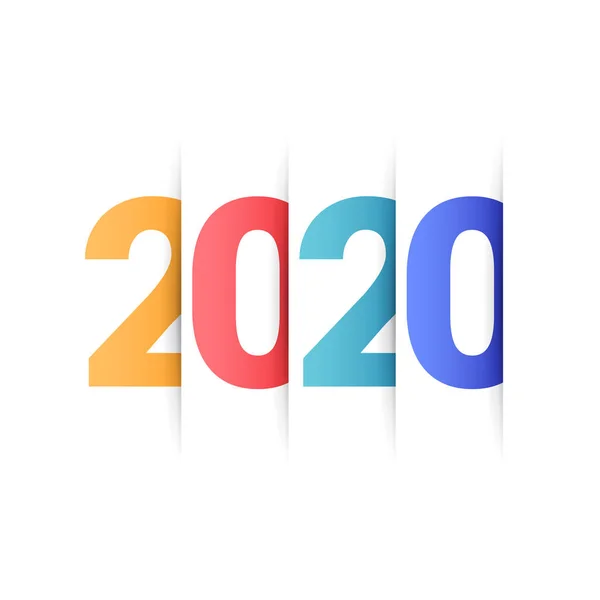 Векторний текст Дизайн 2020 . — стоковий вектор