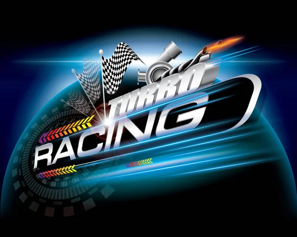 Damalı bayrak kavramı vektör ile yarış