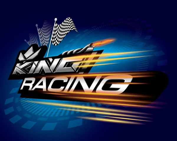 Kral yarış kavramı vektör