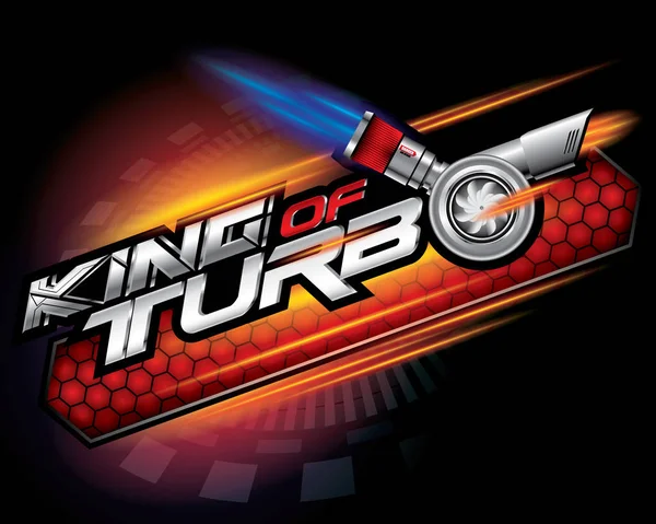 Turbo simge kavramı vektör kralı — Stok Vektör