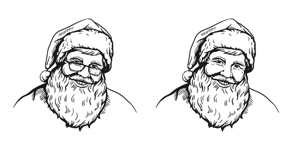 Santa Claus. Feliz Año Nuevo. Feliz Navidad. — Vector de stock