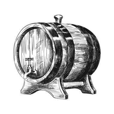 Klasik meşe varil şarap için