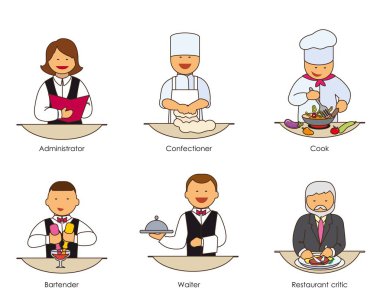 Personel yemek servisi. Restoran takım