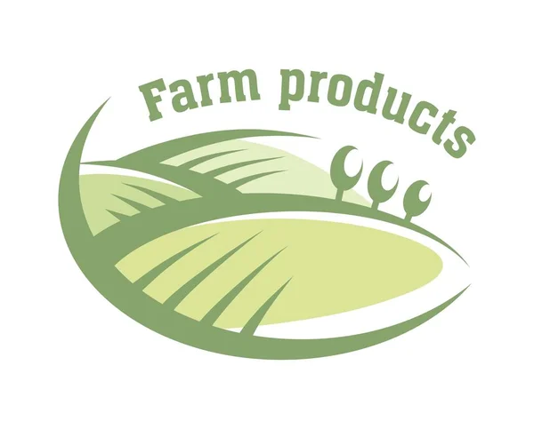 Logo of farm products — Stock Vector