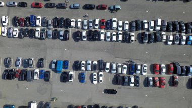 Otopark, havadan görünümü