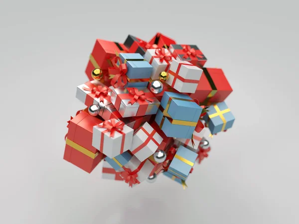 Heap of gift boxes — Stock Photo, Image