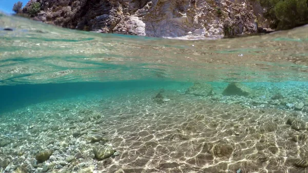Naturliga Undervattens Bakgrund Medelhavet — Stockfoto