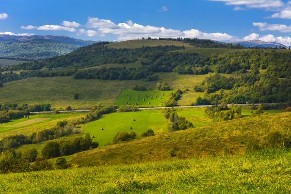 Sommer-Natur mit Tal und Bergen — Stockfoto © Dmitroza #113832040