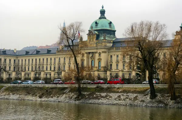 Městská krajina, rozmanitost architektury města, městské — Stock fotografie