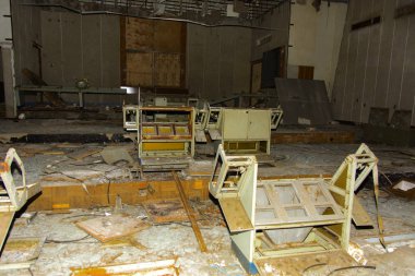 Belgili tanımlık yandaş gizli askeri biriminin yağmalanmış Komuta Merkezi 