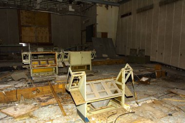 Belgili tanımlık yandaş gizli askeri biriminin yağmalanmış Komuta Merkezi 