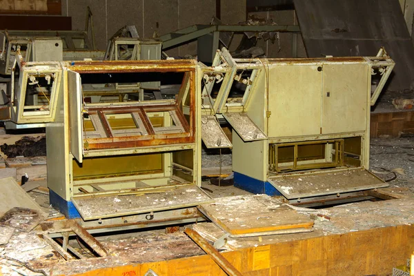 Belgili tanımlık yandaş gizli askeri biriminin yağmalanmış Komuta Merkezi 