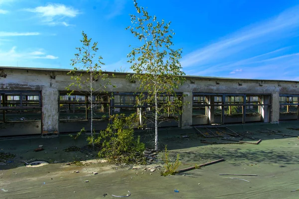 Yıkılan bina fabrika Atölyesi