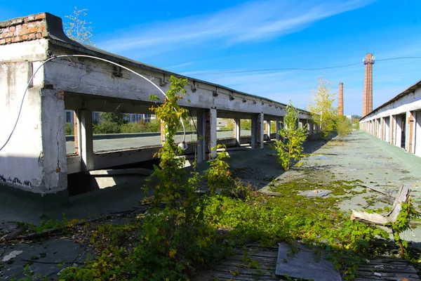 Yıkılan bina fabrika Atölyesi, 