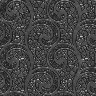 Swirls desenli metal sorunsuz doku