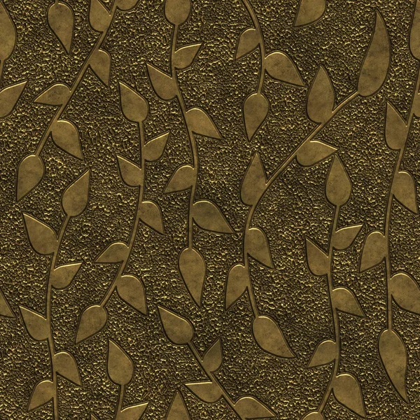 Guld metall smidig konsistens med mönster — Stockfoto