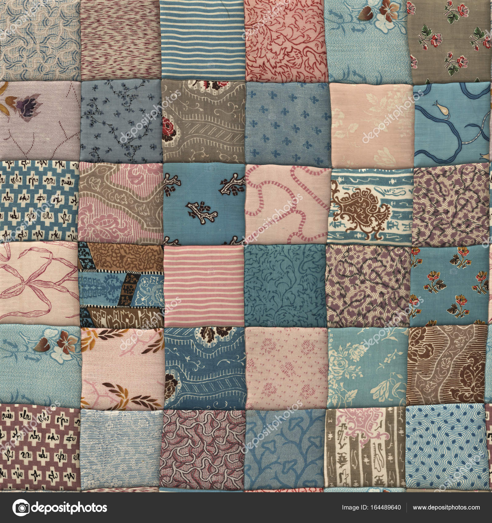 Patchwork Quilt Pattern Stock Photo - Download Image Now - Quilt, Textured,  Pattern - iStock