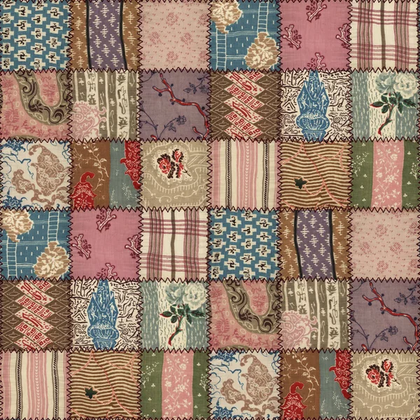 Country patchwork quilt seamless texture — Stock Photo, Image