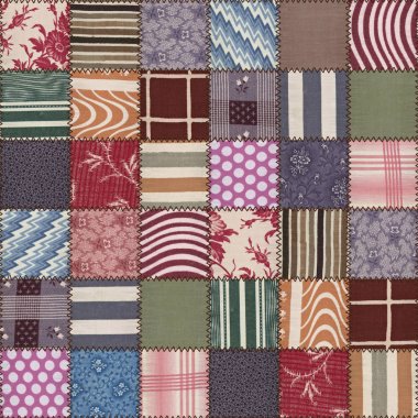 Ülke patchwork yorgan sorunsuz doku