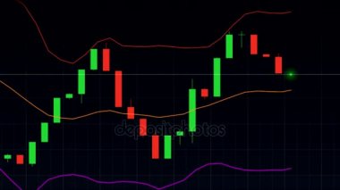 siyah arka plan - evrensel borsa fiyat listede yeni kalite mali iş dinamik hareket video görüntüleri animasyonlu.
