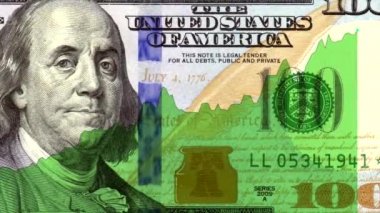 yükselen eski ABD Doları. Amerika'nın Ekonomi yükselen yeni benzersiz kalite mali iş video görüntüleri