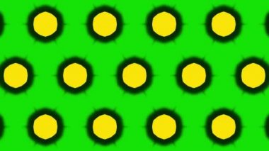 hareketli desen yeni kalite evrensel hareket dinamik animasyonlu renkli neşeli dans müzik video görüntüleri döngü süs geometrik caleidoscope daireler