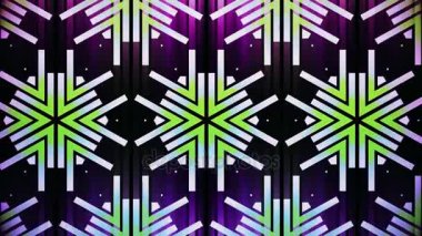 süs geometrik caleidoscope yıldız kar tanesi hareketli desen yeni kalite evrensel hareket dinamik animasyonlu renkli neşeli dans müzik video görüntüleri döngü