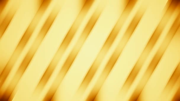 Abstract soft gold color lines stripes background New quality universal motion dynamic animated colorful joyful cool music video footage — Stock Video