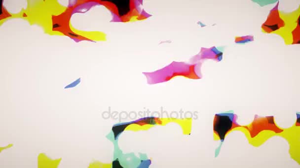 Abstract soft defocused blured light leak color lights background new quality universal motion dynamic animated background colorful joyful music cool video footage — Stock Video