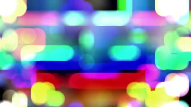 Абстрактный мягкий размытый свет утечки цветовых огней фон новое качество универсальное движение динамический анимированный фон красочный радостная музыка прохладный видеоматериал — стоковое видео