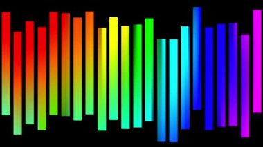 yumuşak gökkuşağı renkli blok arka plan yeni kalite evrensel hareket dinamik animasyonlu renkli neşeli dans müzik video görüntüleri hareket soyut