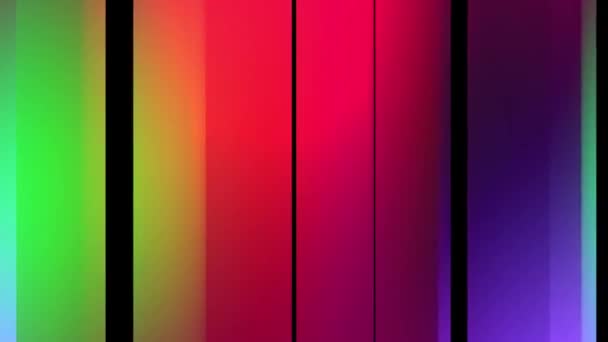 Abstrato macio arco-íris cor movimento bloco fundo nova qualidade universal movimento dinâmico animado colorido alegre dança música vídeo metragem — Vídeo de Stock