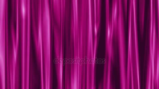 Abstract soft pink color curtain waving style background New quality universal motion dynamic animated colorful joyful music video footage — Stock Video