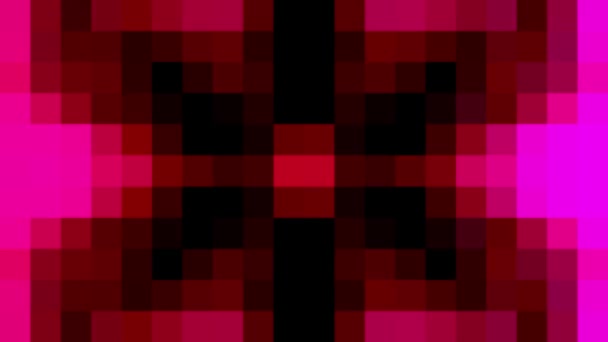 Abstrakt pixel block retro flytta bakgrunden nya kvalitet universella rörelse dynamiska animerad färgglada glada Dans musik video footage — Stockvideo