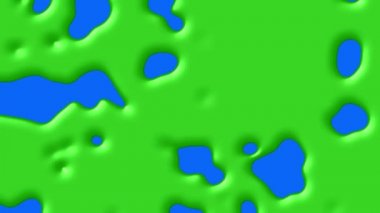 eriterek ve chroma anahtar ekran geçiş üzerinde görünen yeşil sıvı yağ mürekkep boya \ yeni kalite benzersiz çizgi film animasyon dinamik neşeli serin video görüntüleri