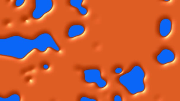 Liquid orange Tinte Ölfarbe auflösen und die auf Chroma Key Bildschirmübergang \ neue Qualität einzigartig cartoon Animation dynamische freudige cool video-Footage